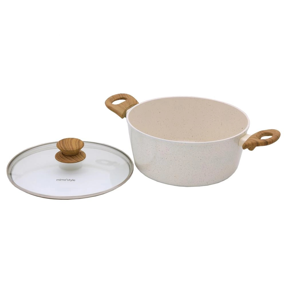 Caçarola Indução Cerâmica 24cm e 3,8L Mármol
