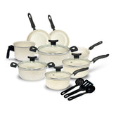 Conjunto Jogo de Panelas Elegance Teflon 11 peças Antiaderente Granito